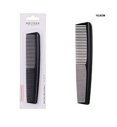 PETTINE CAPELLI 18,6CM NERO