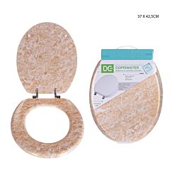 DC CASA COPRI WC MDF E/MARMO 42.5X37X15CMDc