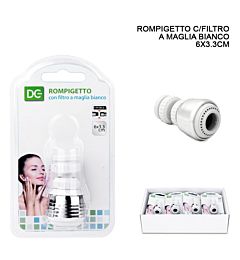 DC CASA ROMPIGETTO FILTRO A MAGLIA BIANCO 6X3,3CMDc