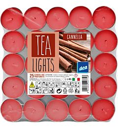 DEA TEA LIGHTS 25PZ CANNELLADea