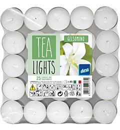 DEA TEA LIGHTS 25PZ GELSOMINODea