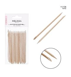 MELISSA BASTONCINI MANICURE LEGNO 11,5CM 16PZ