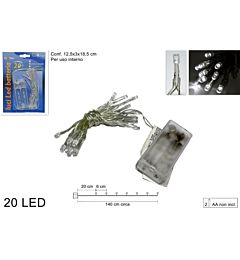 LUCI LED 20 BATTERIA BIANCO ART.YC20LW