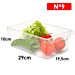 ORGANIZER SYSTEM FRIGO N 9Plastic Forte