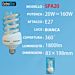 LAMPADINA LED SPIRALE E27 20W 1800LM LUCE FREDDAExtrastar