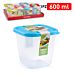 CONTENITORE QUADRATO 600 ML.