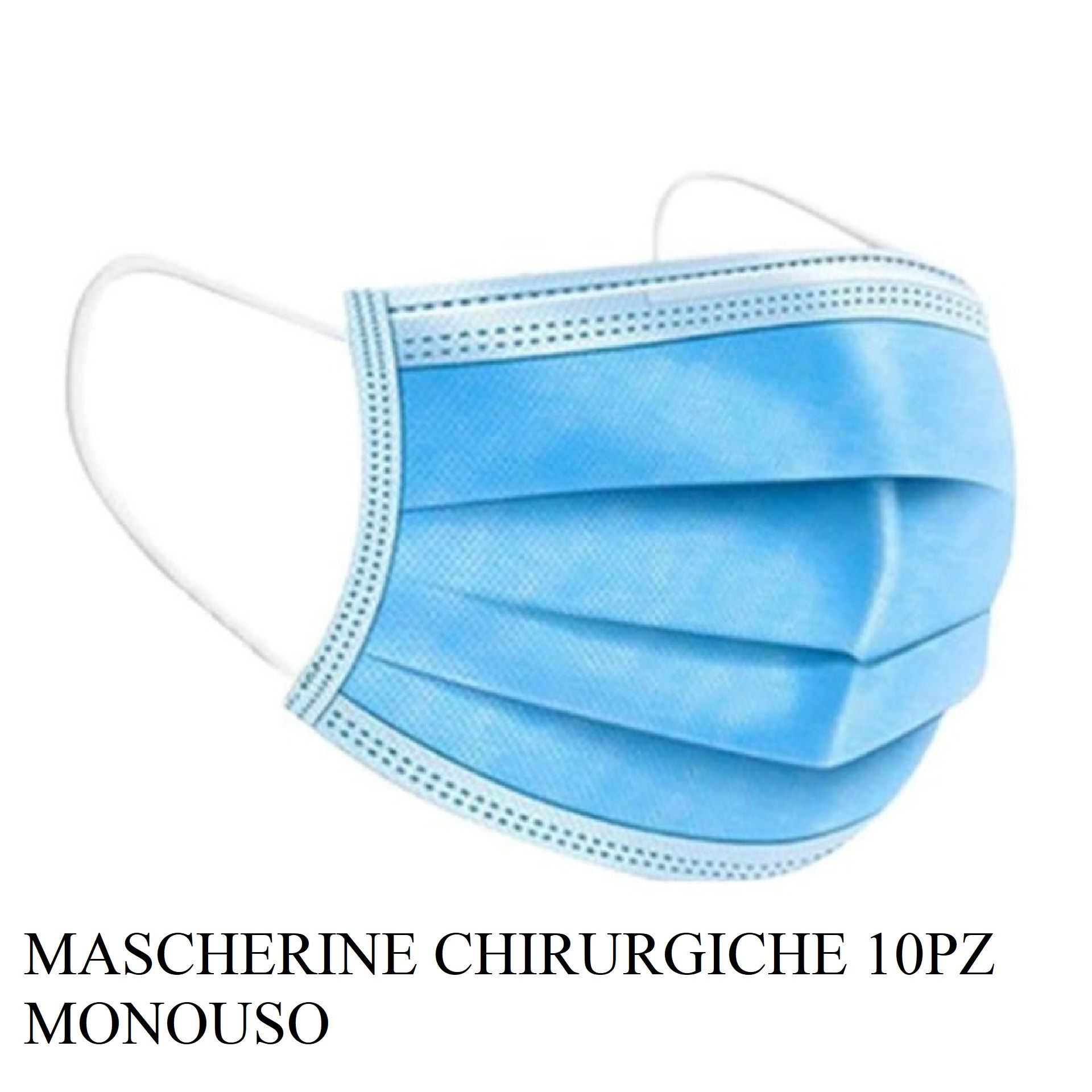 MASCHERINE CHIRURGICHE 10PZ MONOUSO