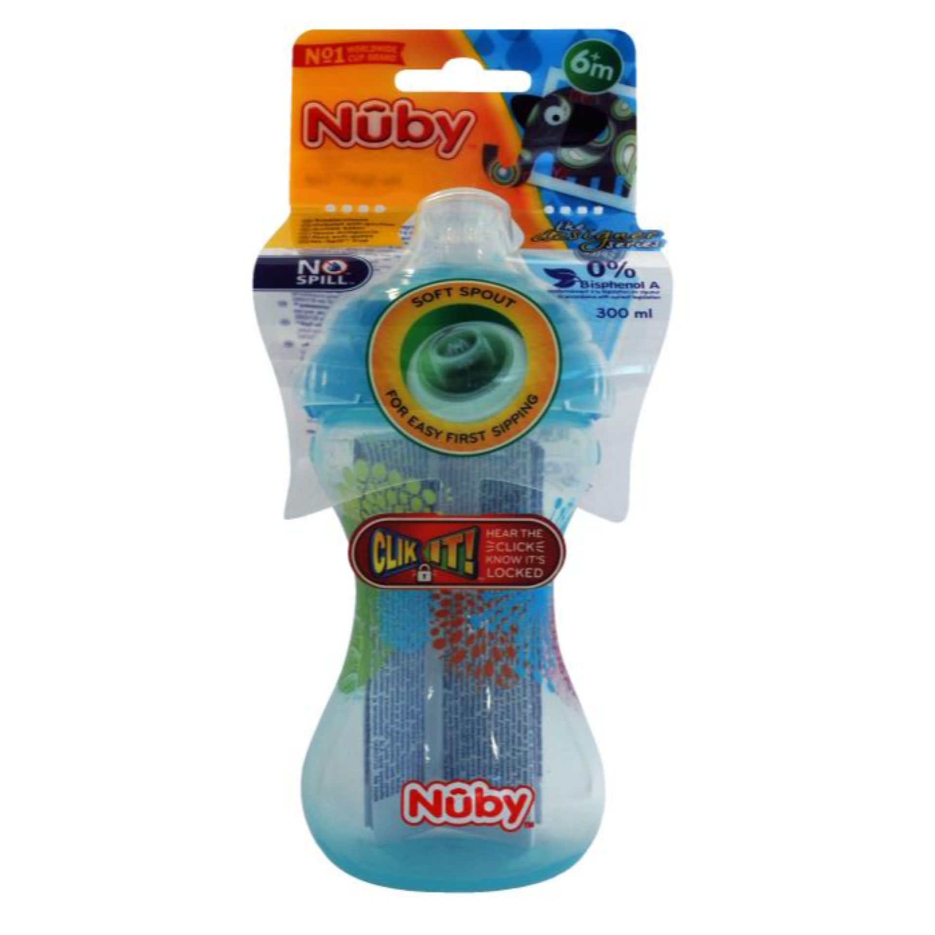 NUBY TAZZA 300 ML CON BECC. MOR N. 35Nuby