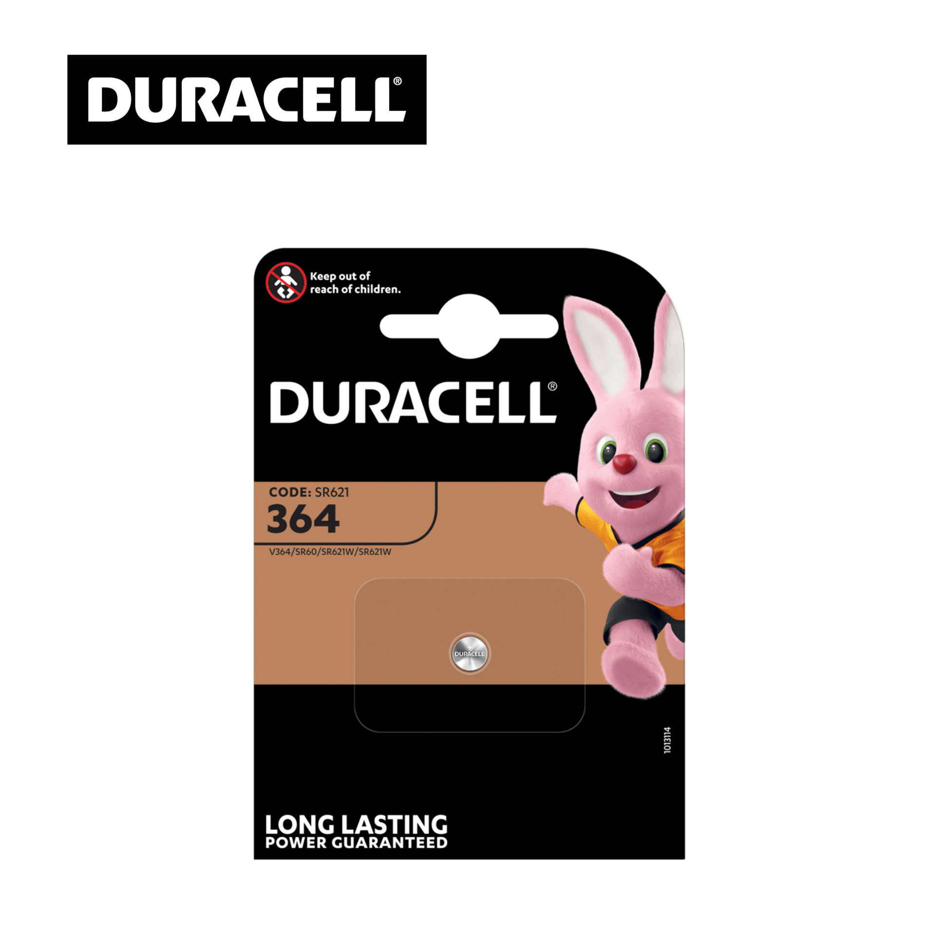 DURACELL BATTERIA A BOTTONE ALL'OSSIDO DI ARGENTO DA 1,55V 364Duracell