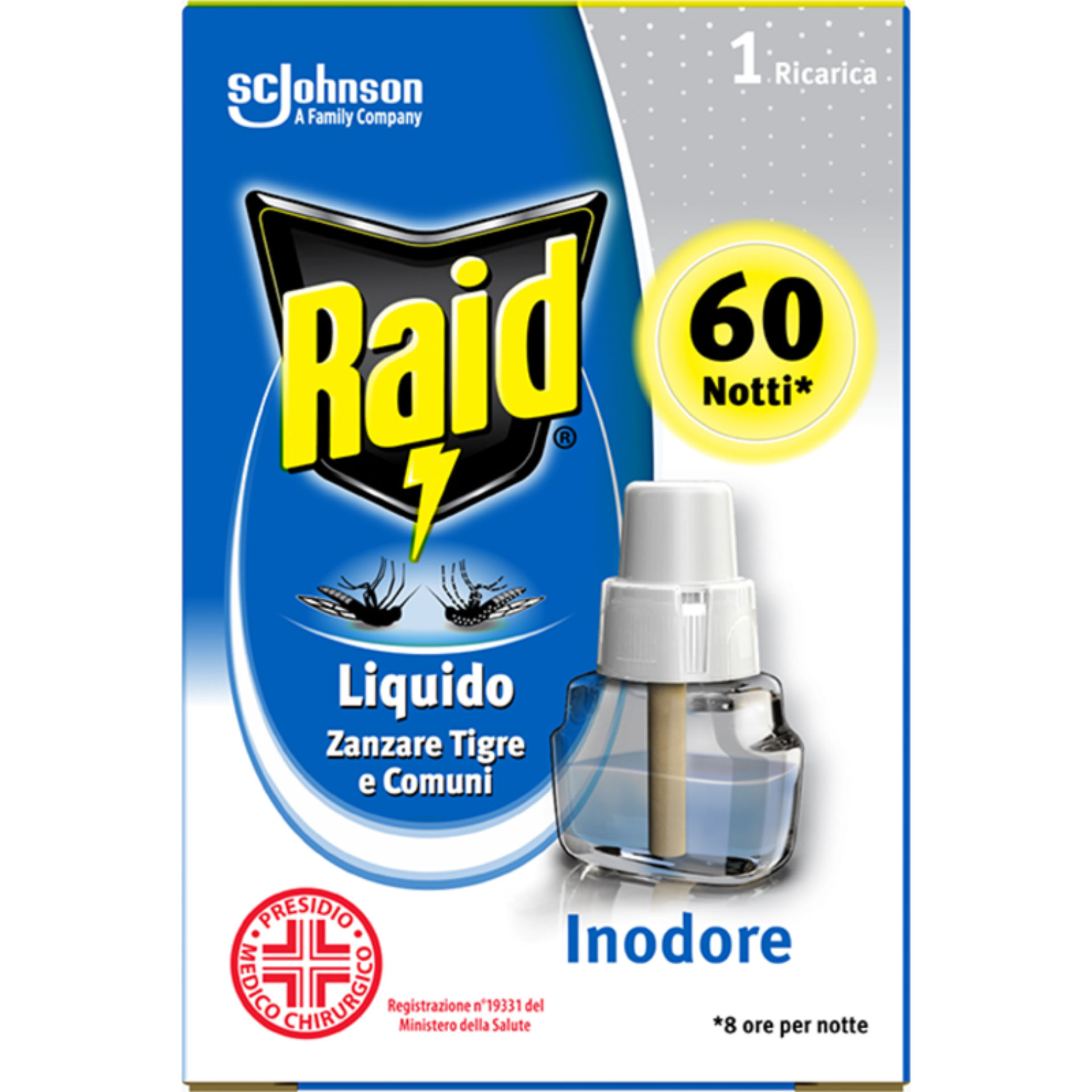 RAID LIQ. RICARICA INODORE 60N A.457Raid