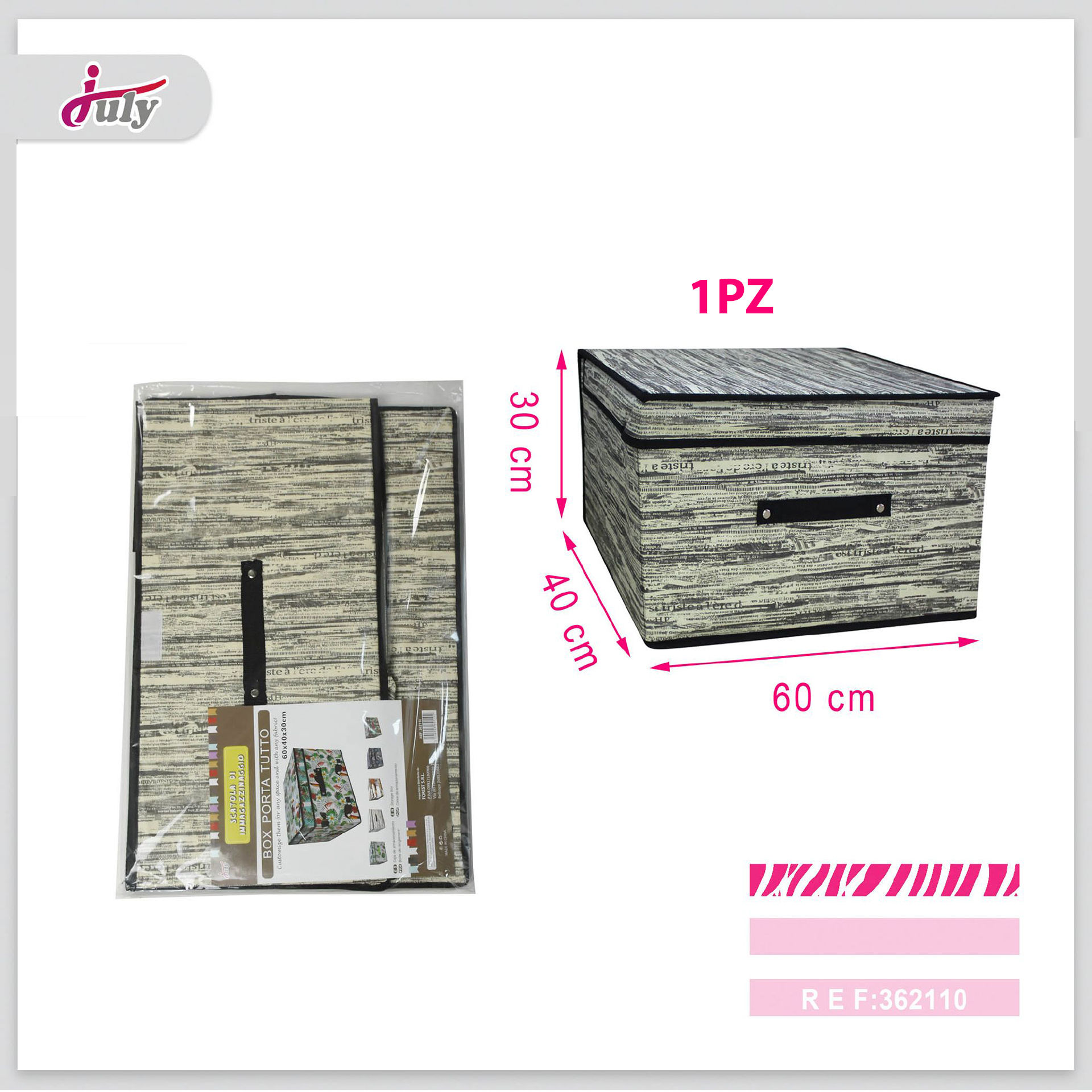 SCATOLA DI IMMAGAZZINAGGIO IMPERMEABILE  60*40*30CParty Go