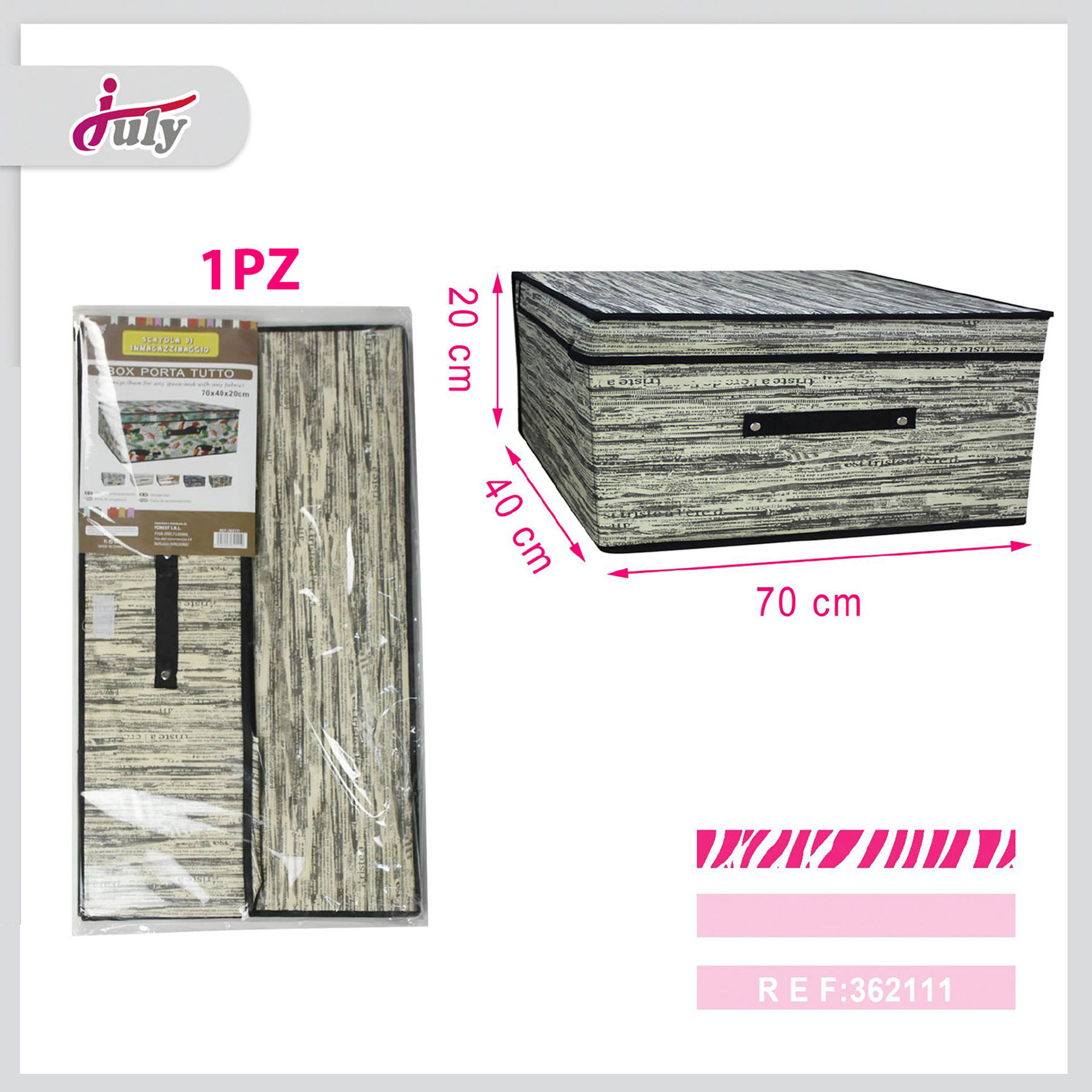 SCATOLA DI IMMAGAZZINAGGIO IMPERMEABILE  70*40*20CParty Go