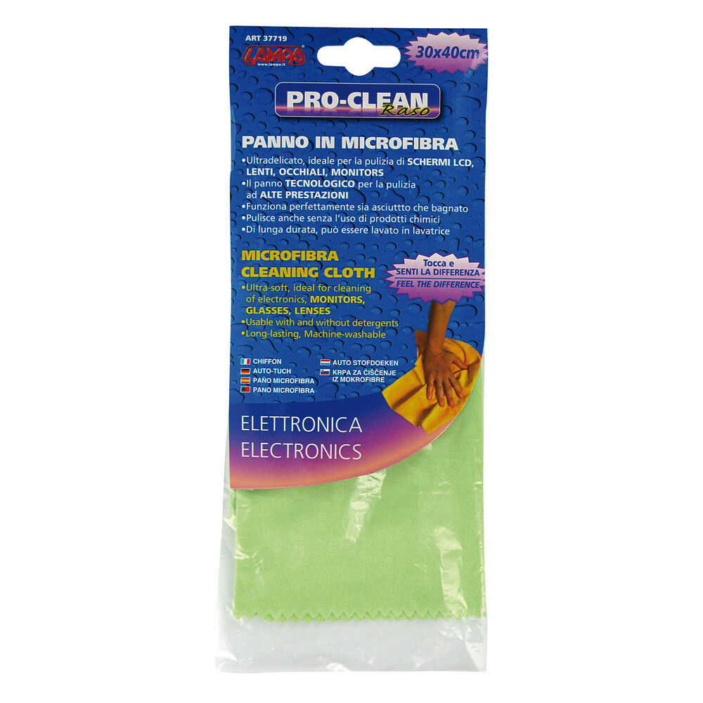 PANNO PRO-CLEAN MICROFIBRA TESSUTO RASO, 30X40CLampa