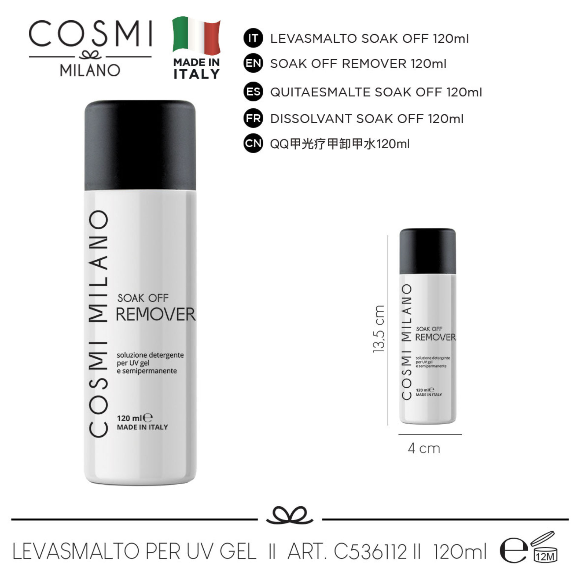 COSMI LEVASMALTO REMOVER PER UV GELCosmi