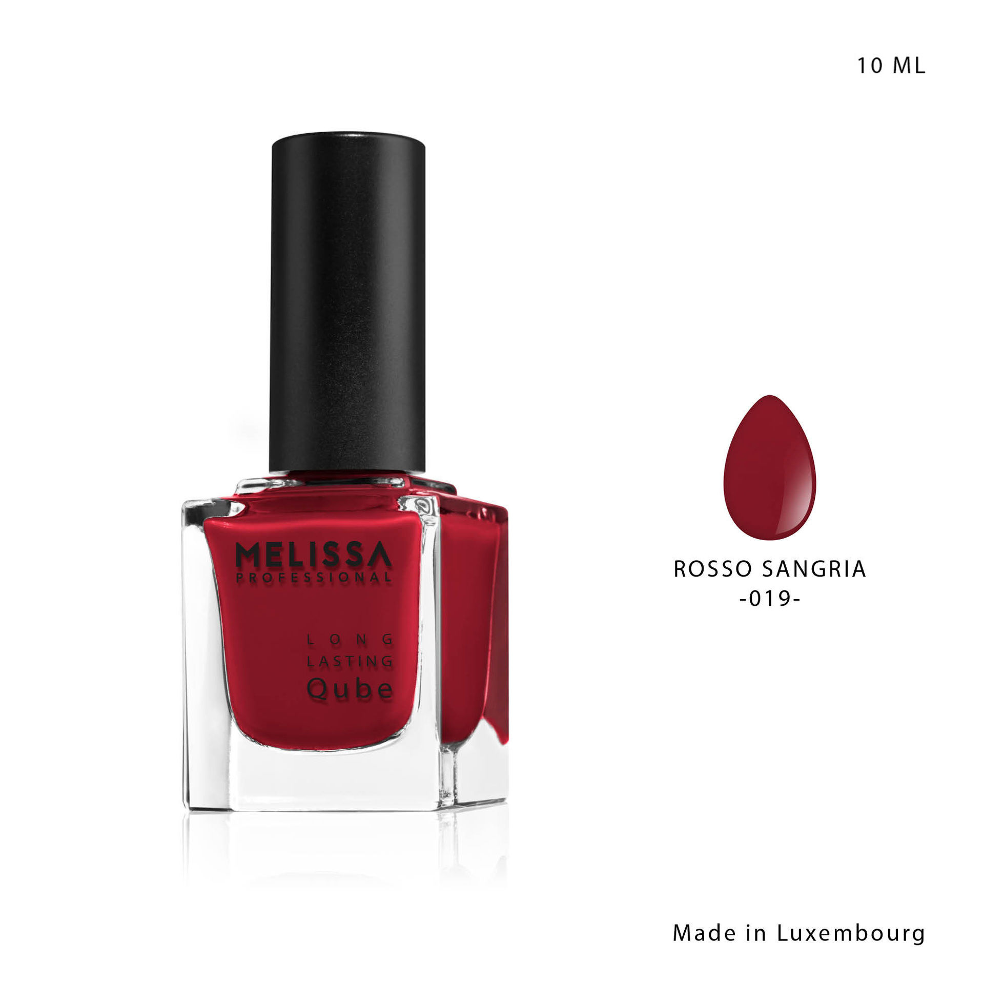 SMALTO LONG LASTING QUBE 10ML N. 19 ROSSO SANGRIAMelissa