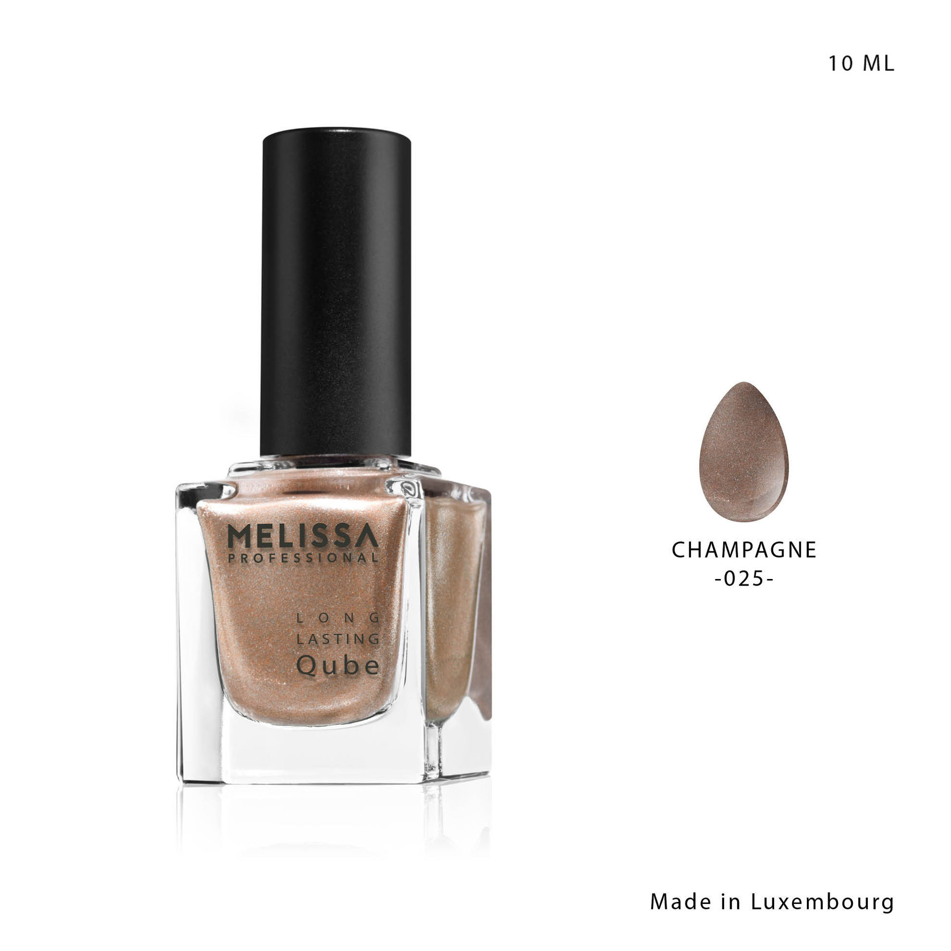 SMALTO LONG LASTING QUBE 10ML N. 25 CHAMPAGNEMelissa