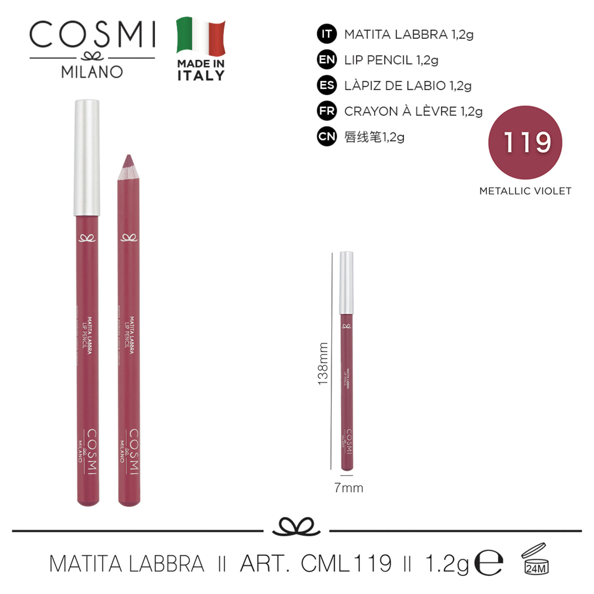 COSMI MATITA LABBRA N.119Cosmi