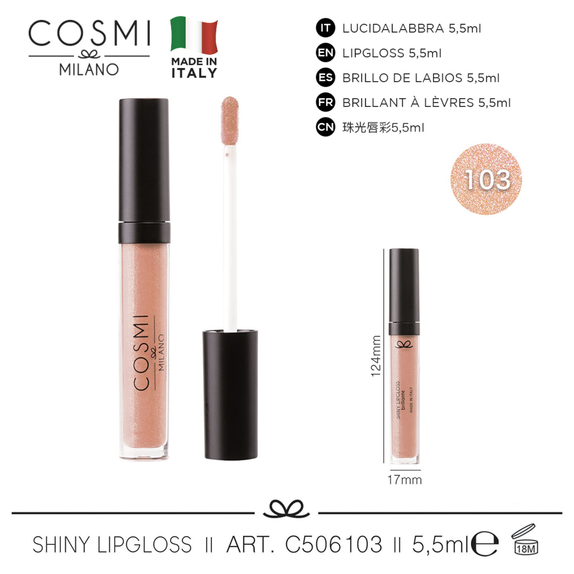 COSMI SHINY LIPGLOSS N.103Cosmi