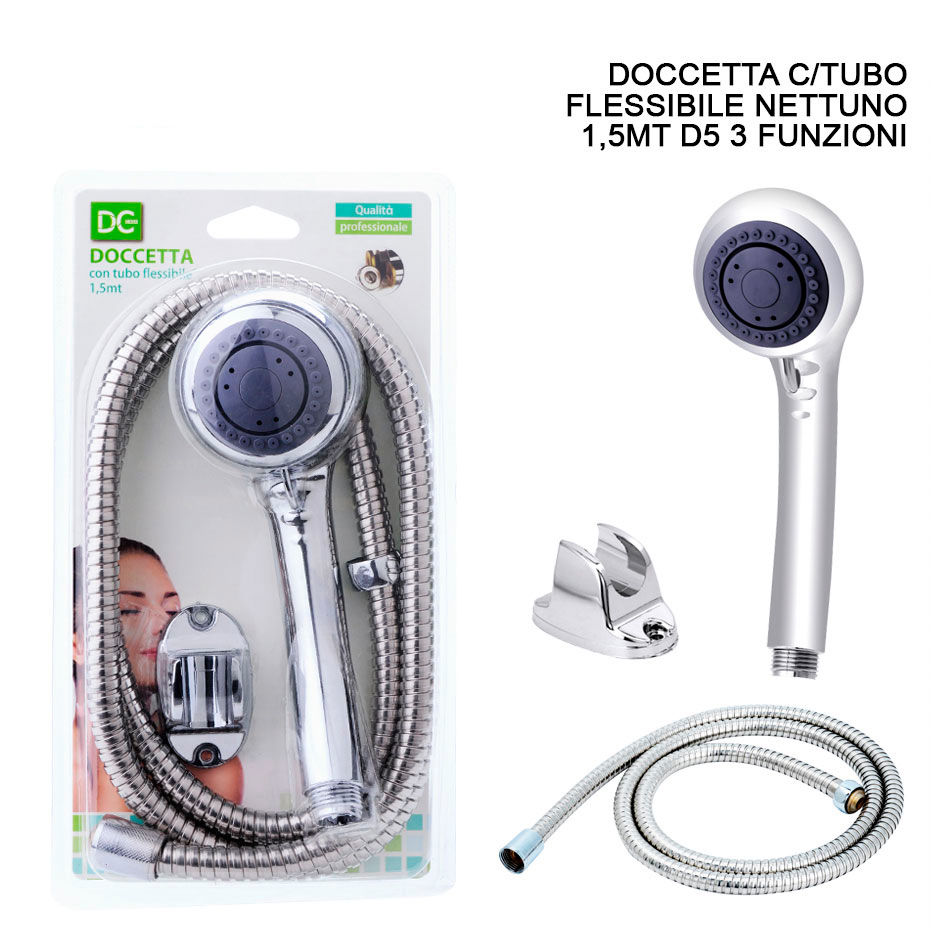 DC CASA DOCCETTA NETTUNO 5CM 3F.+SUPP.+TUBO 1,5MDc