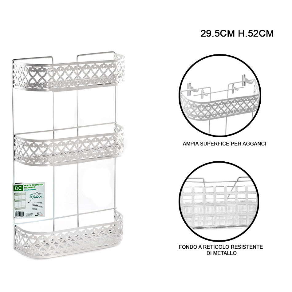 DC CASA P/COSMETICI FRONTALE 3P 29.5CM H52CMDc