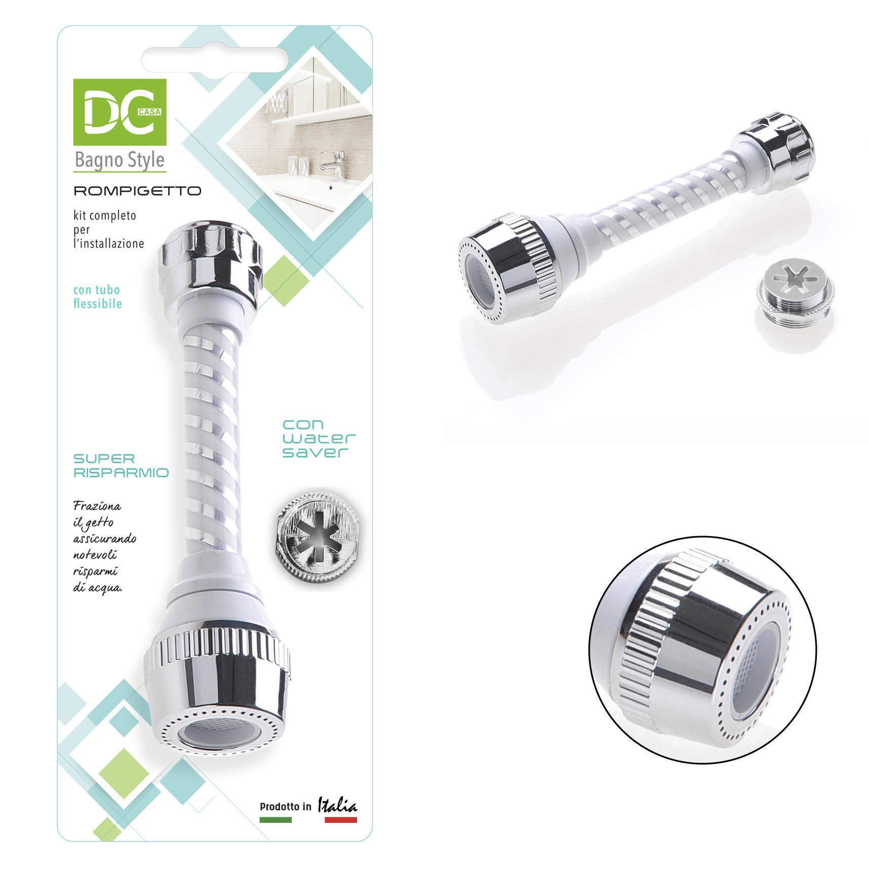 DC CASA ROMPIGETTO TUBO BIFLEX 14CM FILETTO 22X1FDc