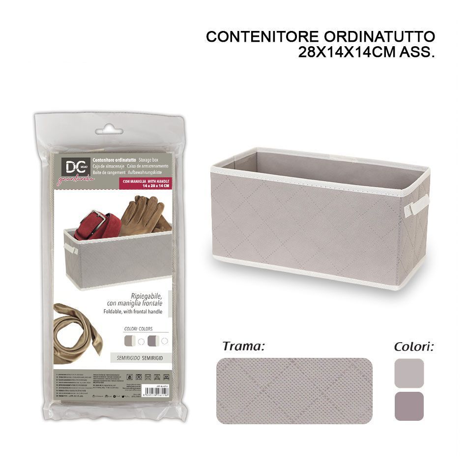 DC CASA CONTENITORE TNT C/MAN. 28X14X14CMDc