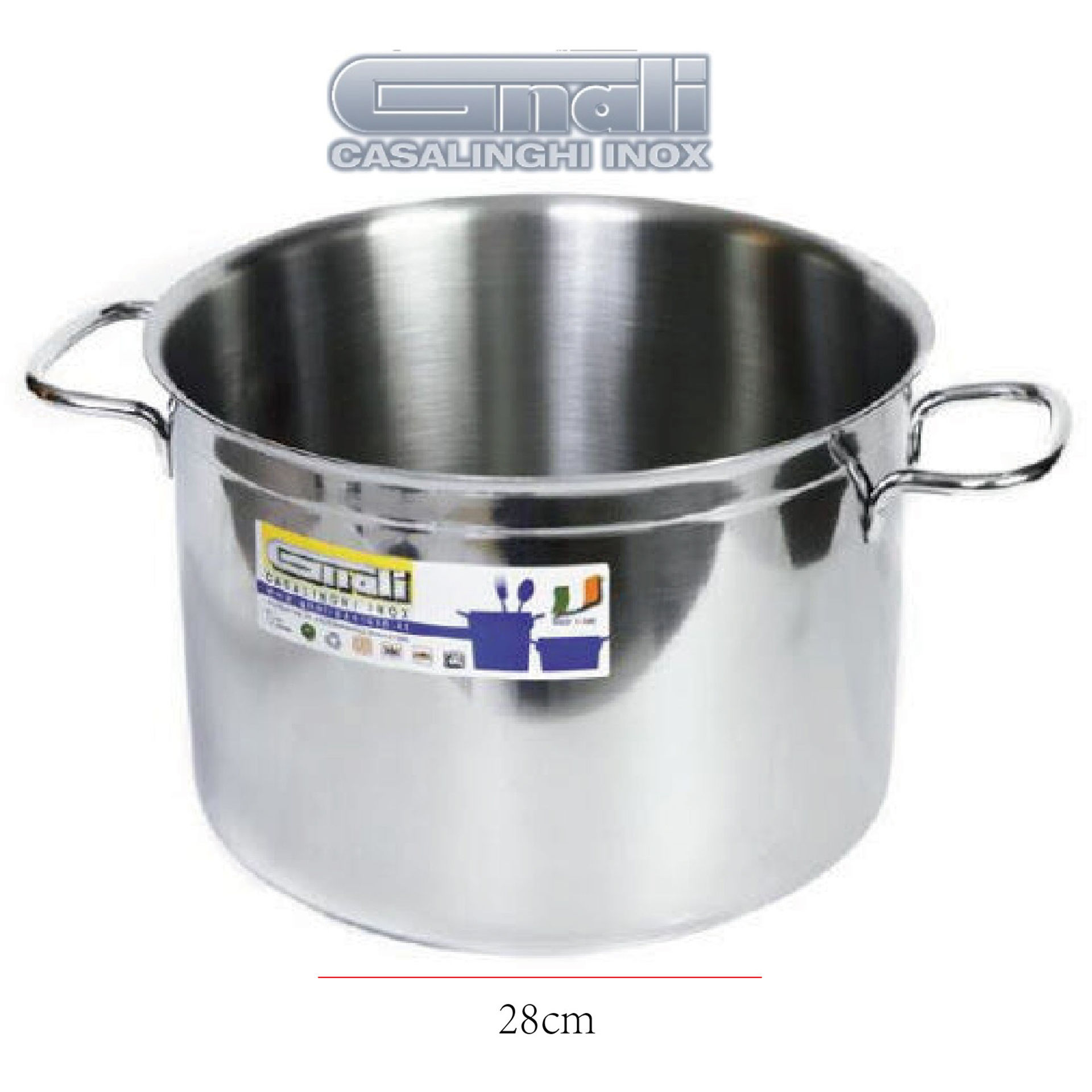 PENTOLA CM.28 INOX 18/C MOD. REALTERMGnali