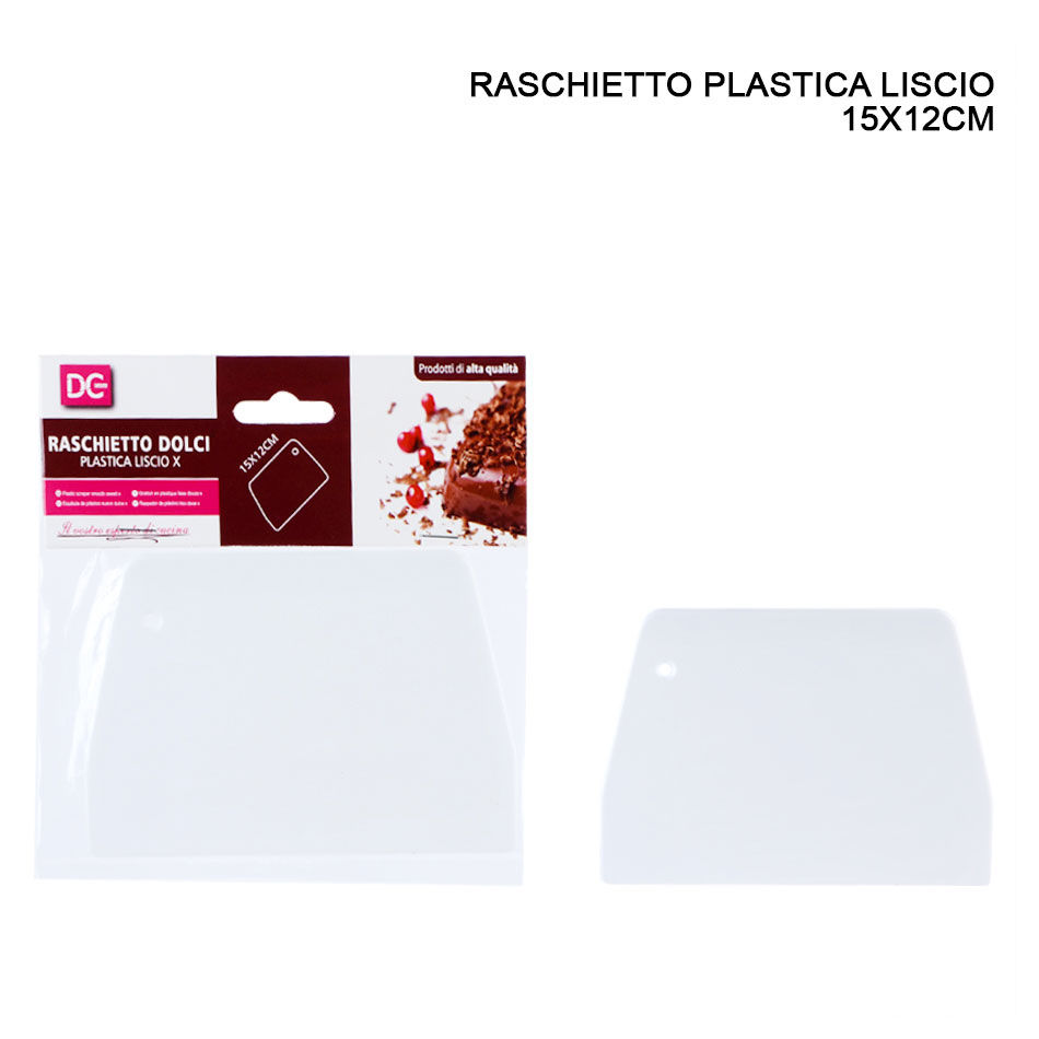 DC CASA RASCHIETTO DOLCI PLAST. 15X12CM LISCIODc