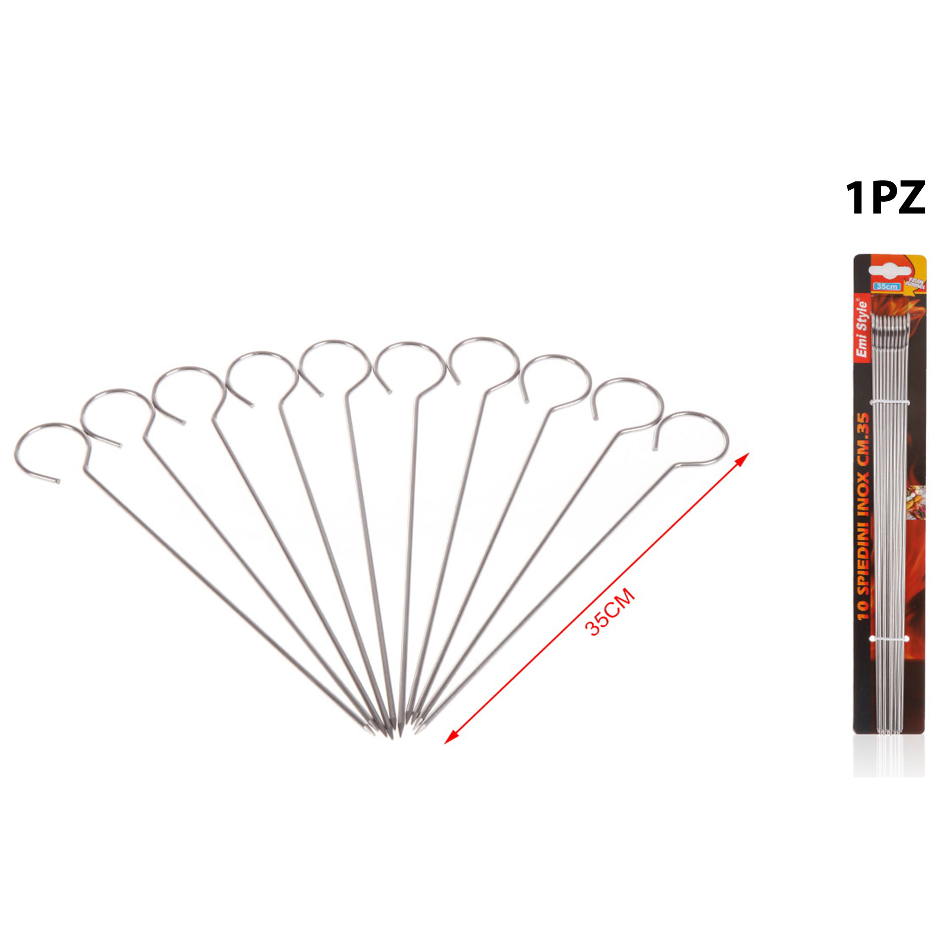 10 SPIEDINI INOX CM.35Emi Style