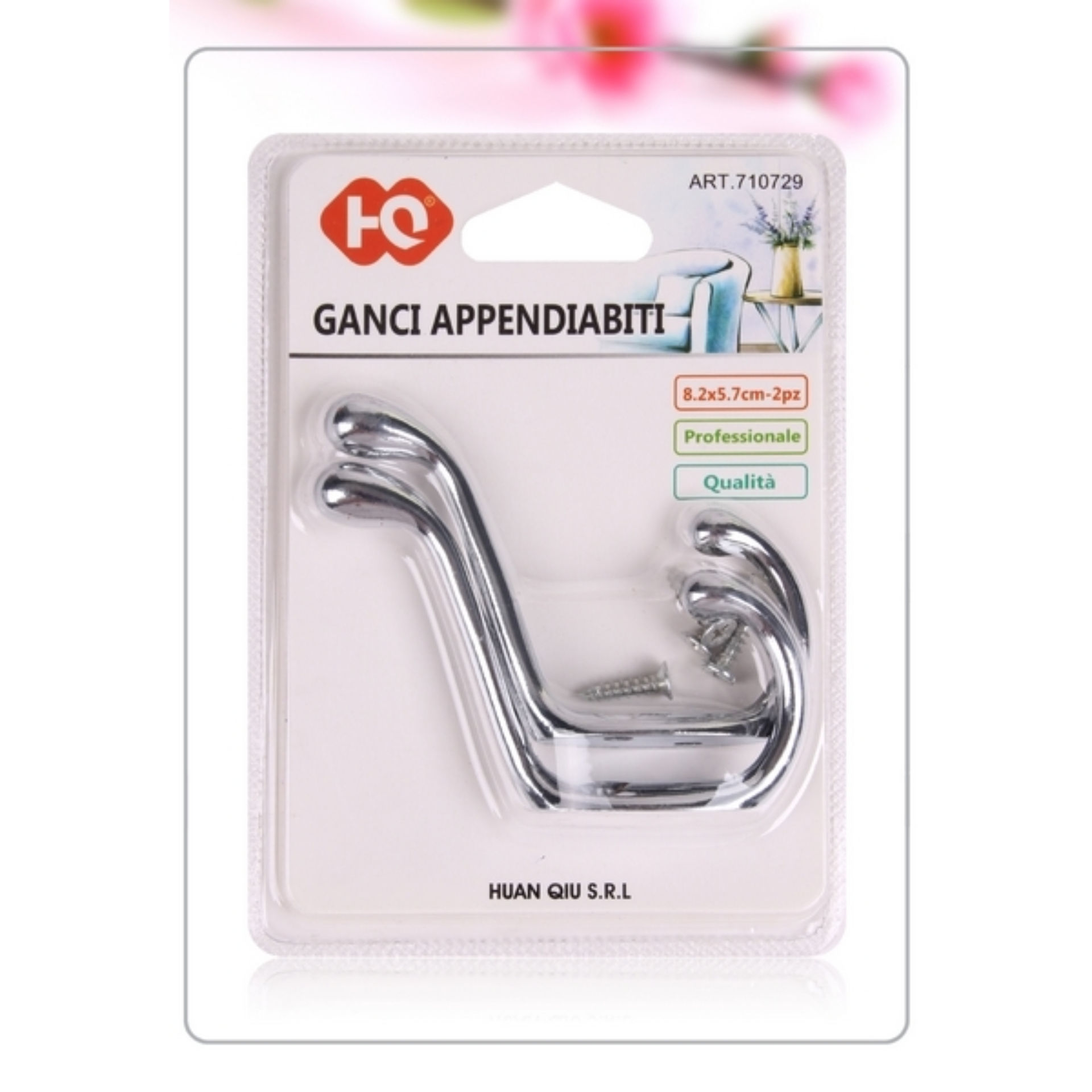 GANCI APPENDIABITI COL. ARGENTO 2PZHQ