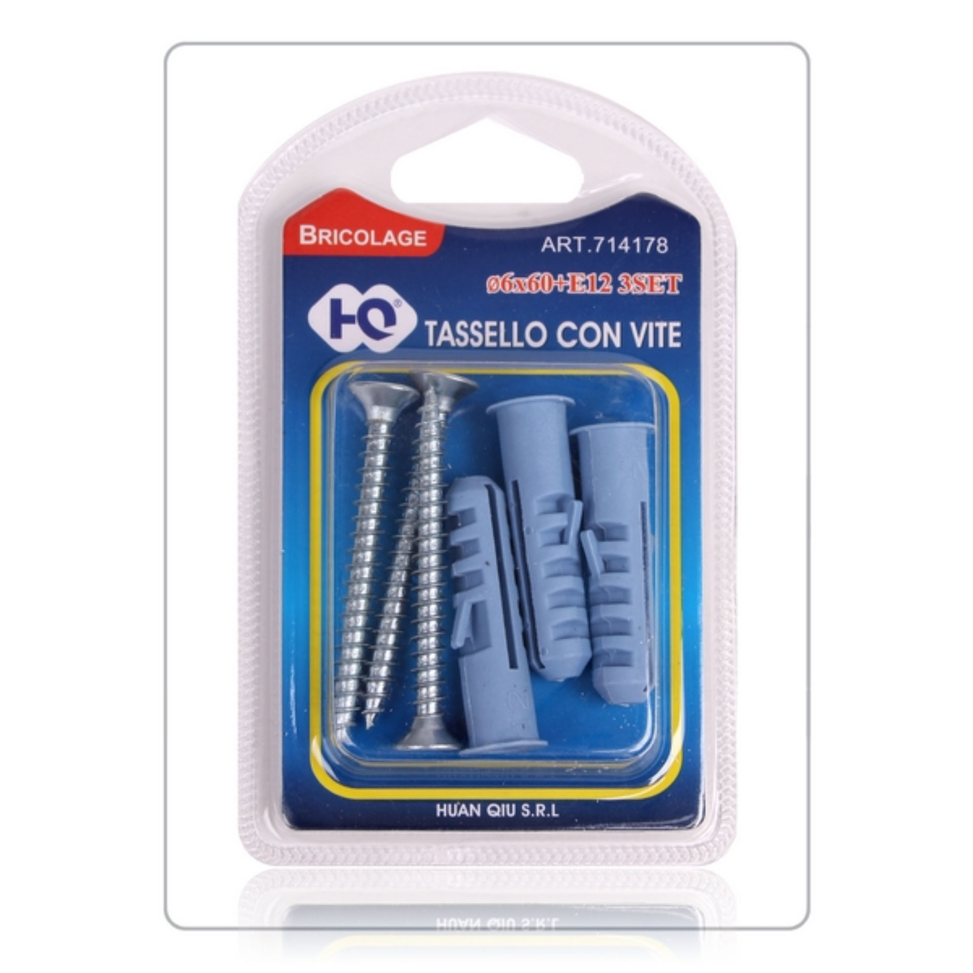 TASSELLO CON VITE 6*60+E12 3SETSHQ