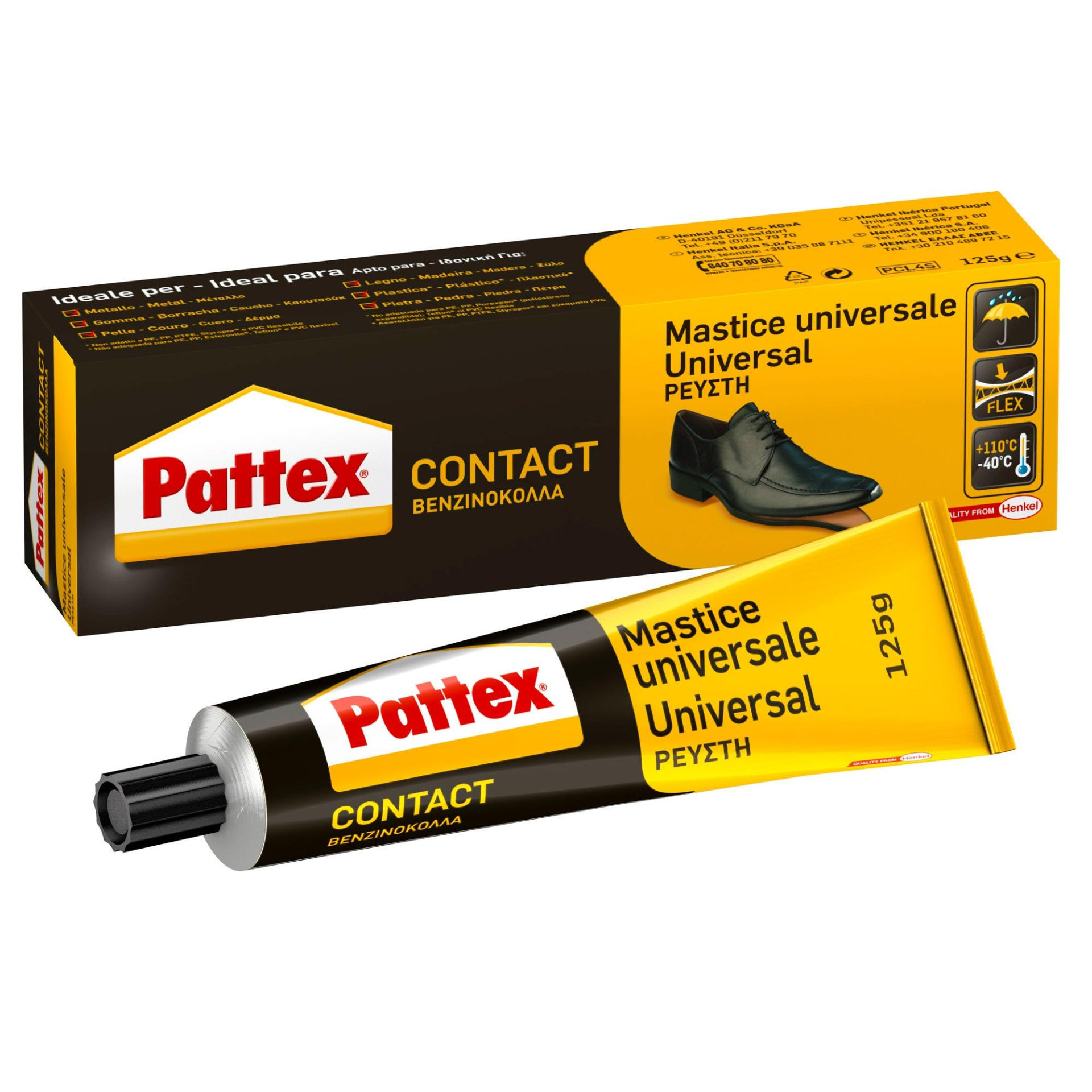 PATTEX CONTACT MASTICE UNIVERS. TUBO 125GPattex