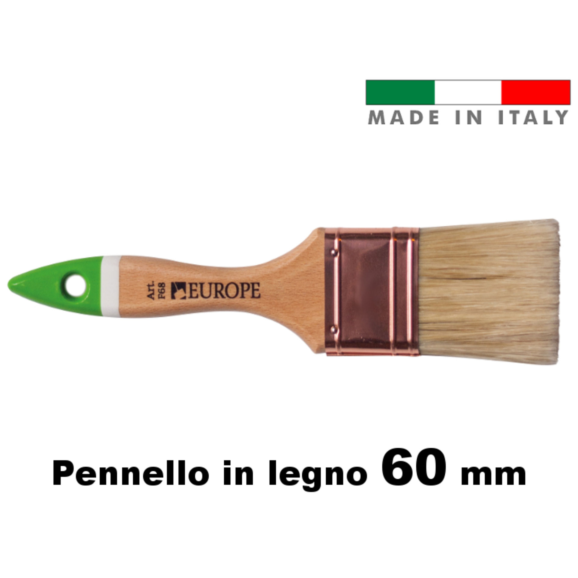 PENNELLESSA SF68 MANICO LEGNO 60 CMGz