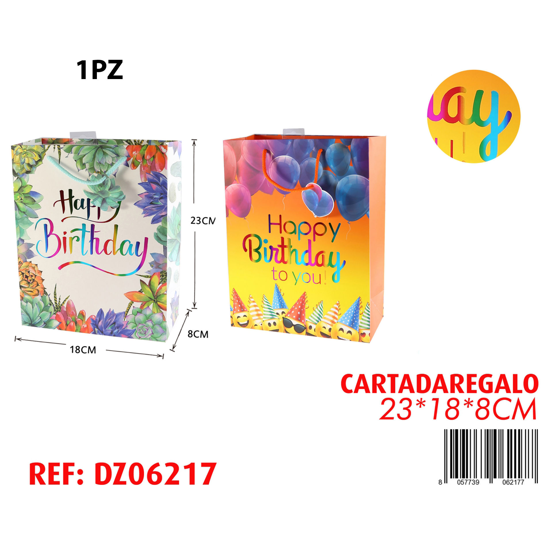 SACCHETTO DA REGALO 23*18*8CMDz