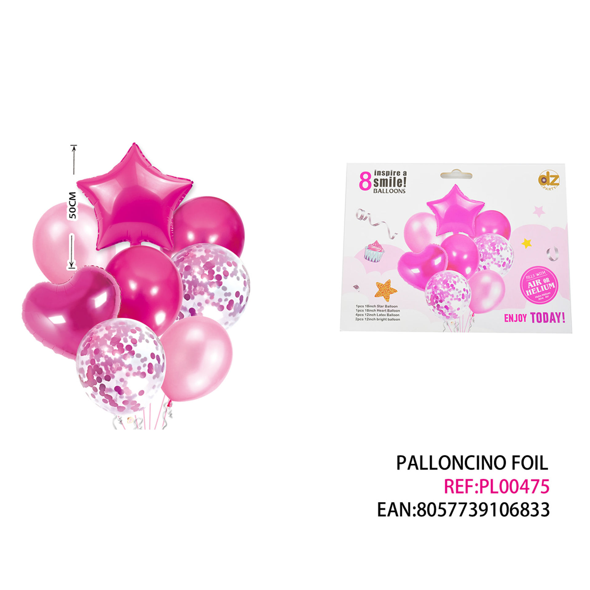 SET 8 PALLONCINO PER FESTADz