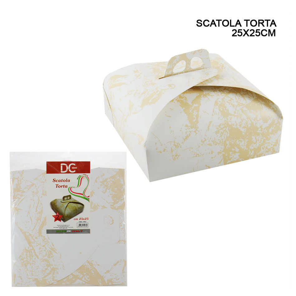 DC CASA SCATOLA TORTA 25X25CMDc