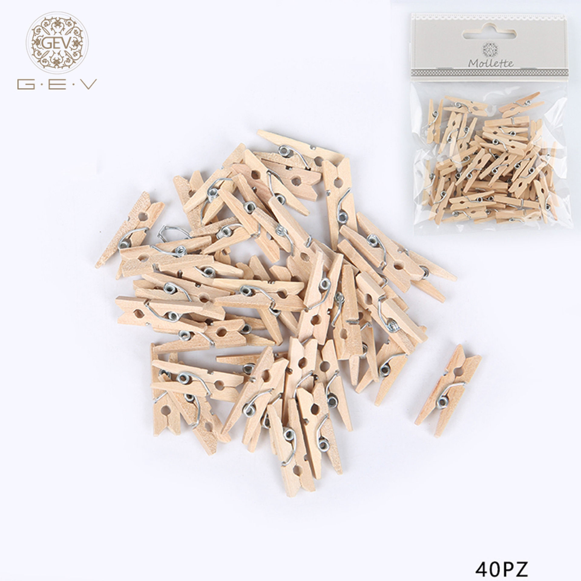 MOLLETTE LEGNO NATURALE 2,5cm -50pz