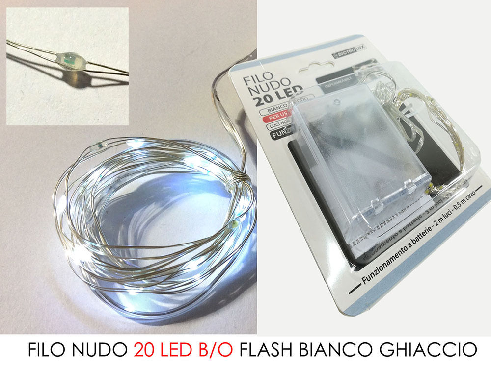 -FILO NUDO 20 LED B/O FLASH B.FREDDO