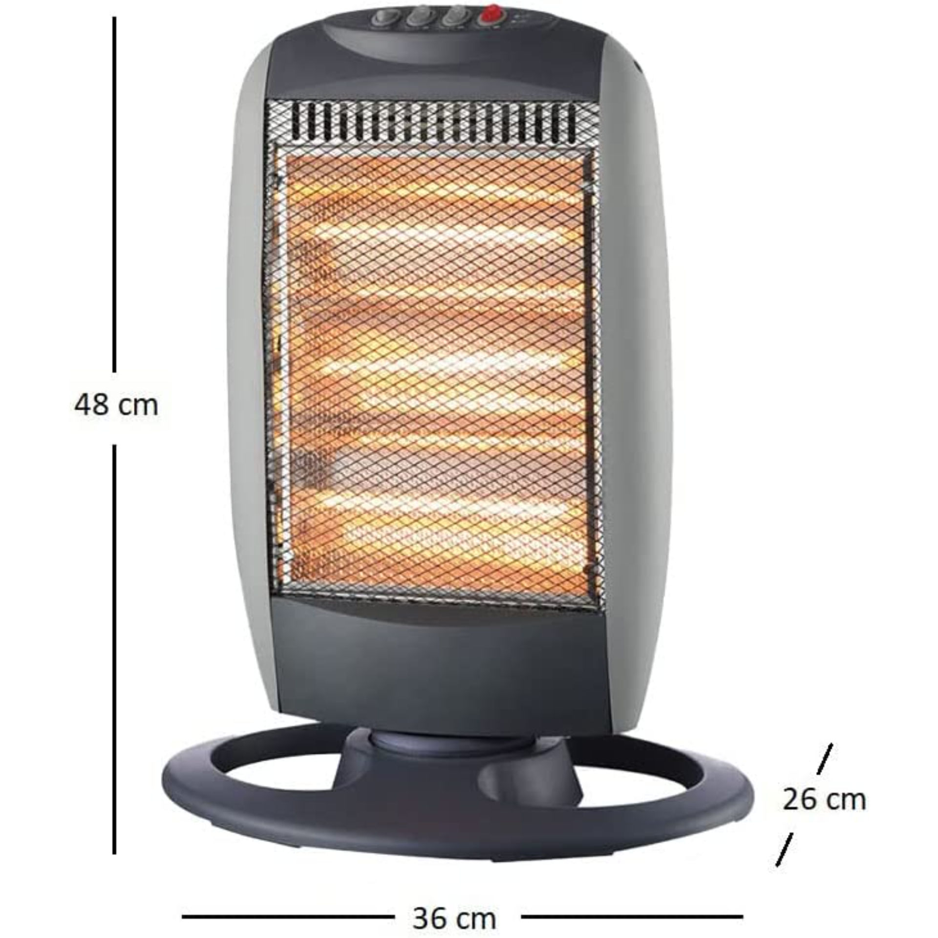 STUFA ALOGENA SOLE TECH 1200W OSCIL