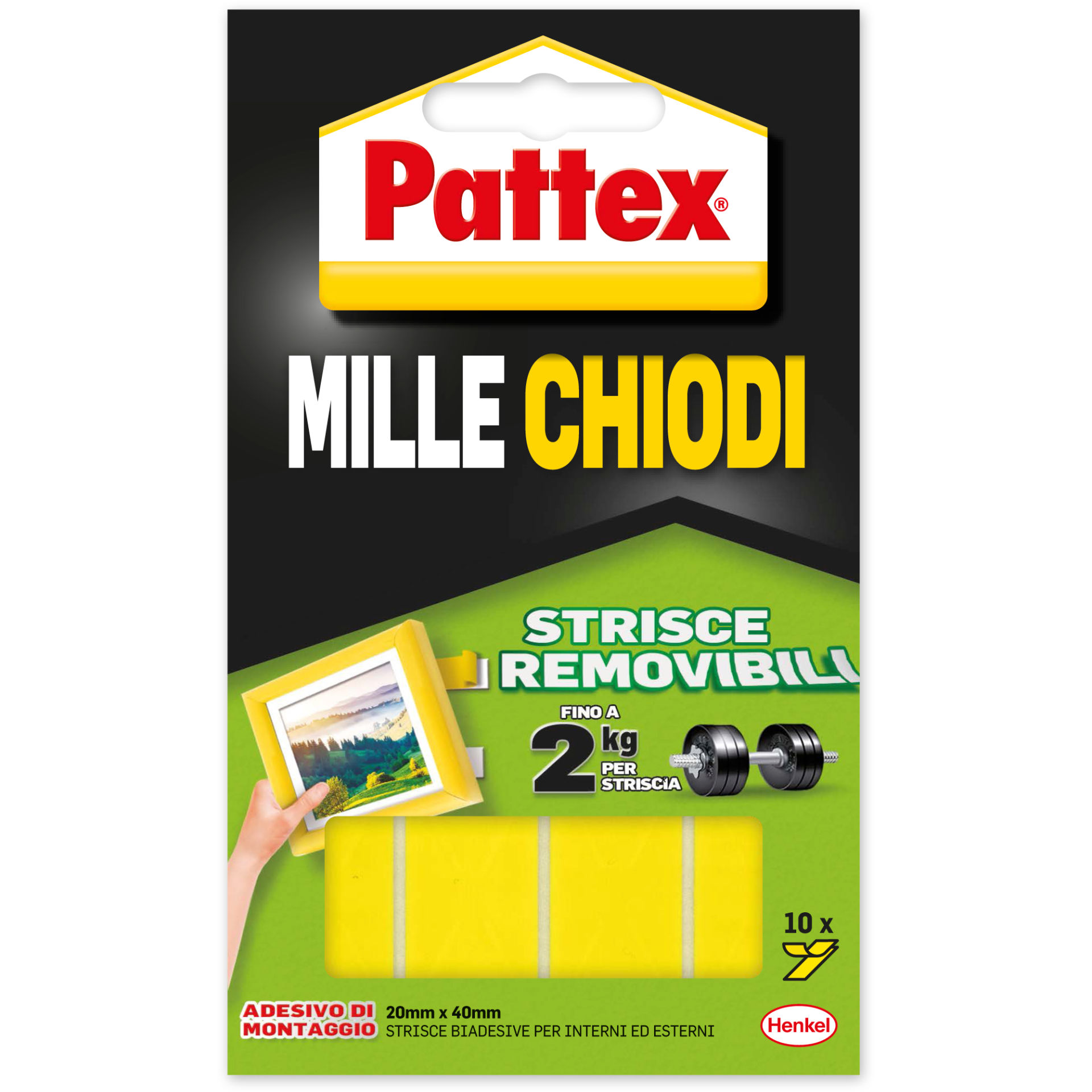 BIADESIVO PATTEX MILLECHIODI REMOVIBILE    1415614