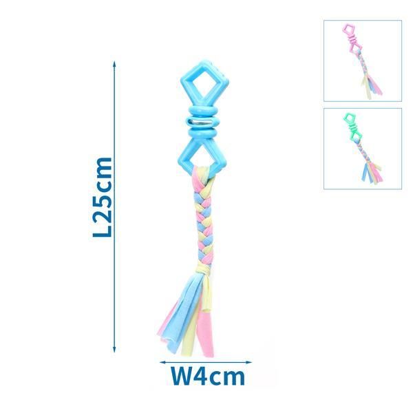 GIOCATTOLO IN TPR E COTONE CON OSSO(L25*W10.6*H4.2