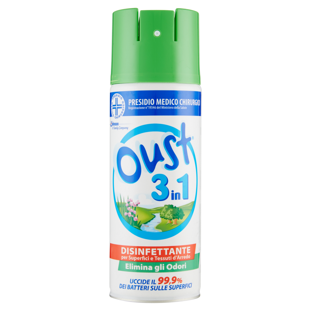 OUST 3IN1 SPRAY SUPERFICI 400ML VERDEOust