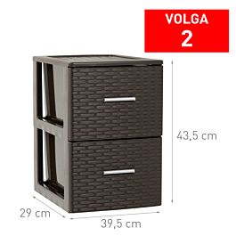 CASSETTIERA PLASTICA RATTAN Intreccio Belli&Forti 4 cassetti 39,5 x 38 x h  82cm EUR 45,00 - PicClick IT